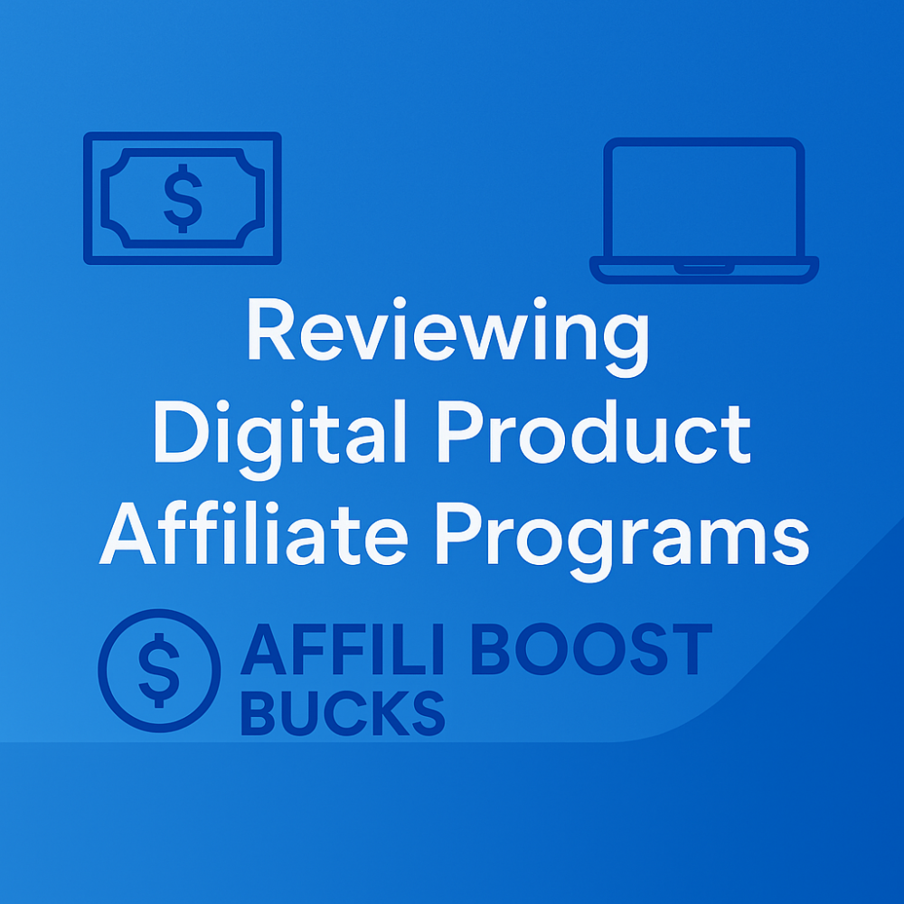 Reviewing Digital Product Affiliate Programs